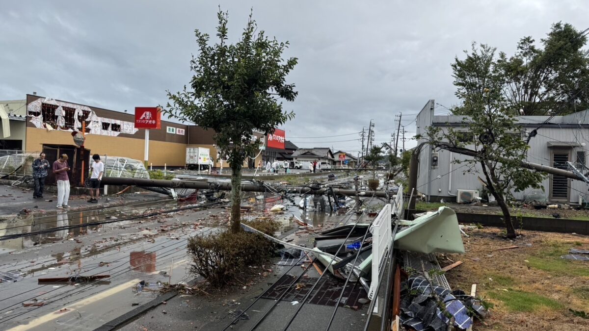 牧之原市細江 台風・竜巻被害と復旧への感謝
