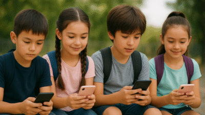 知らないでは済まされない! Facebook・Instagram・TikTok・Xは12歳以下の利用・閲覧は禁止です。
