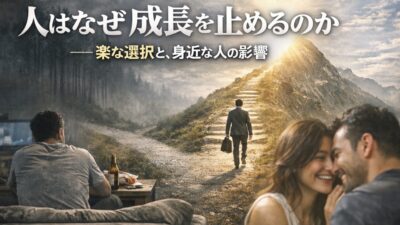 人はなぜ成長を止めるのか ―― 楽な選択と、身近な人の影響